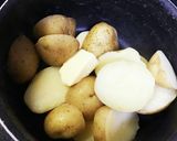 旬ホクホク～皮つき新じゃがバターベーコン作り方5写真