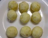 さつま芋とクリームチーズのトリュフ作り方4写真