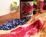 美味しい料理酒に漬けた牛肉の竹皮炭火焼作り方1写真
