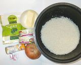 ツナ缶カレーのピラフ♪炊飯器・簡単・ツナ作り方1写真