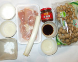 鶏もも肉とシメジの豆板醤炒め♪作り方1写真