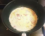 酒粕とスモークベーコンのクリームパスタ作り方6写真