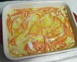 人参と豆乳のキッシュ風　カレー風味作り方5写真