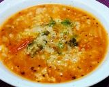 残ったトマトスープでチーズトマトリゾット作り方3写真