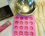 ホットチョコレートスプーンでバレンタイン作り方1写真