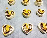 バレンタイン☆冷凍パイシートdeパルミエ作り方6写真