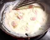 5分ｿｰｽde超絶簡単♡カルボナーラ作り方1写真