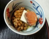 血管プラークダイエット食645（鮭納豆）作り方4写真