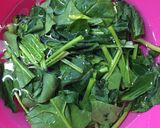 超簡単！ほうれん草炒め作り方1写真