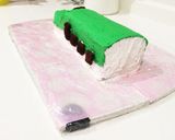 お誕生日キャラケーキ”新幹線はやぶさ”♡作り方7写真