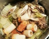 舞茸、白菜、ちくわのあっさり煮作り方2写真