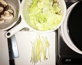 ピリ辛！シャキシャキ長ネギの豚肉炒め作り方1写真