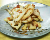 蓮根の梅炒め作り方4写真