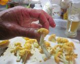 カリフラワーの簡単な醤油炒め作り方1写真