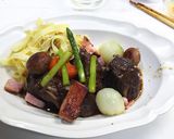 牛ミスジ肉ブルゴーニュ流の赤ワイン煮込み作り方21写真