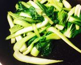 鶏胸肉と白菜と青梗菜の豆乳クリームパスタ作り方3写真