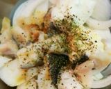 塩だらと新玉ねぎのレモンマヨサラダ☆作り方2写真