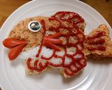 お祝いに～簡単！めでたい(鯛)オムライス作り方14写真