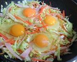 すごもり目玉焼き♪作り方3写真