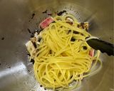 海苔の佃煮とボイルイカのパスタ作り方4写真
