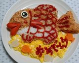 お祝いに～簡単！めでたい(鯛)オムライス作り方16写真