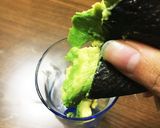 朝食に♪アボカドドリンク作り方1写真