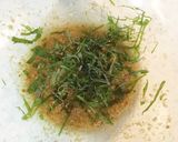 はんぺんとカイワレの青しそドレサラダ作り方2写真