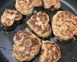 ハートのハンバーグ作り方5写真