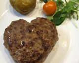ハートのハンバーグ作り方6写真