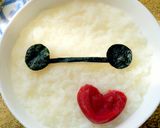 お粥ベイマックス(●━●)♡の梅干し添え作り方4写真