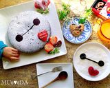 お粥ベイマックス(●━●)♡の梅干し添え作り方5写真