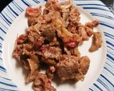 青椒肉絲 ～牛肉とピーマンの炒め物～作り方3写真