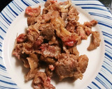 青椒肉絲 ～牛肉とピーマンの炒め物～作り方3写真