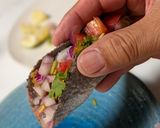 ガチタコスにサルサメヒカーナ作り方8写真