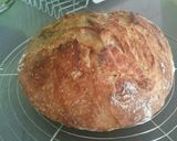 こねないパンー鋳物鍋で窯焼き風パン作り方8写真