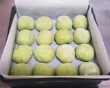 抹茶の大納言入りふわふわちぎりパン作り方6写真