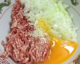 リラックマのハンバーグ作り方1写真