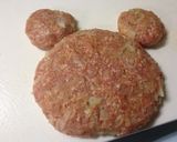 リラックマのハンバーグ作り方2写真