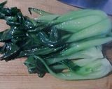青梗菜のごま油しょうゆ茹でで常備菜作り方3写真