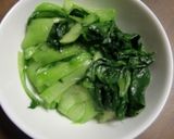 青梗菜のごま油しょうゆ茹でで常備菜作り方4写真