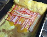 カニかまぼこでハートの卵焼き作り方4写真