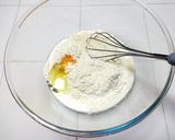 【ふりふりクリーム】ホイップパンケーキ作り方1写真