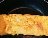 ふんわり♡ハムとチーズのオムレツ♪作り方6写真