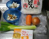 ☆かれーｶﾚｰうどん☆♪作り方1写真