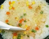 炊飯器におまかせ！パラパラエビピラフ作り方4写真