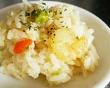 炊飯器におまかせ！パラパラエビピラフ作り方5写真