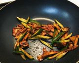 椎茸とキュウリの甘辛味噌炒め作り方5写真