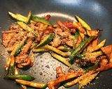 椎茸とキュウリの甘辛味噌炒め作り方6写真