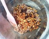 チョコとナッツの香ばしいクッキー作り方3写真
