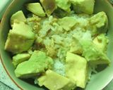 黒酢生姜でさっぱり♥温泉卵×アボカド丼作り方5写真
